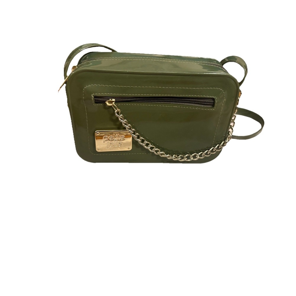 Petite Jolie Pop Chain Purse Army Green Crossbody Handbag‎ New